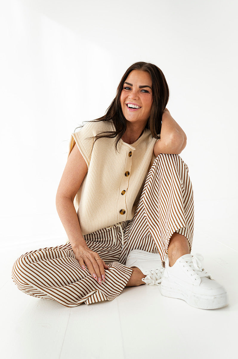 Oakley Knit Top in Ivory
