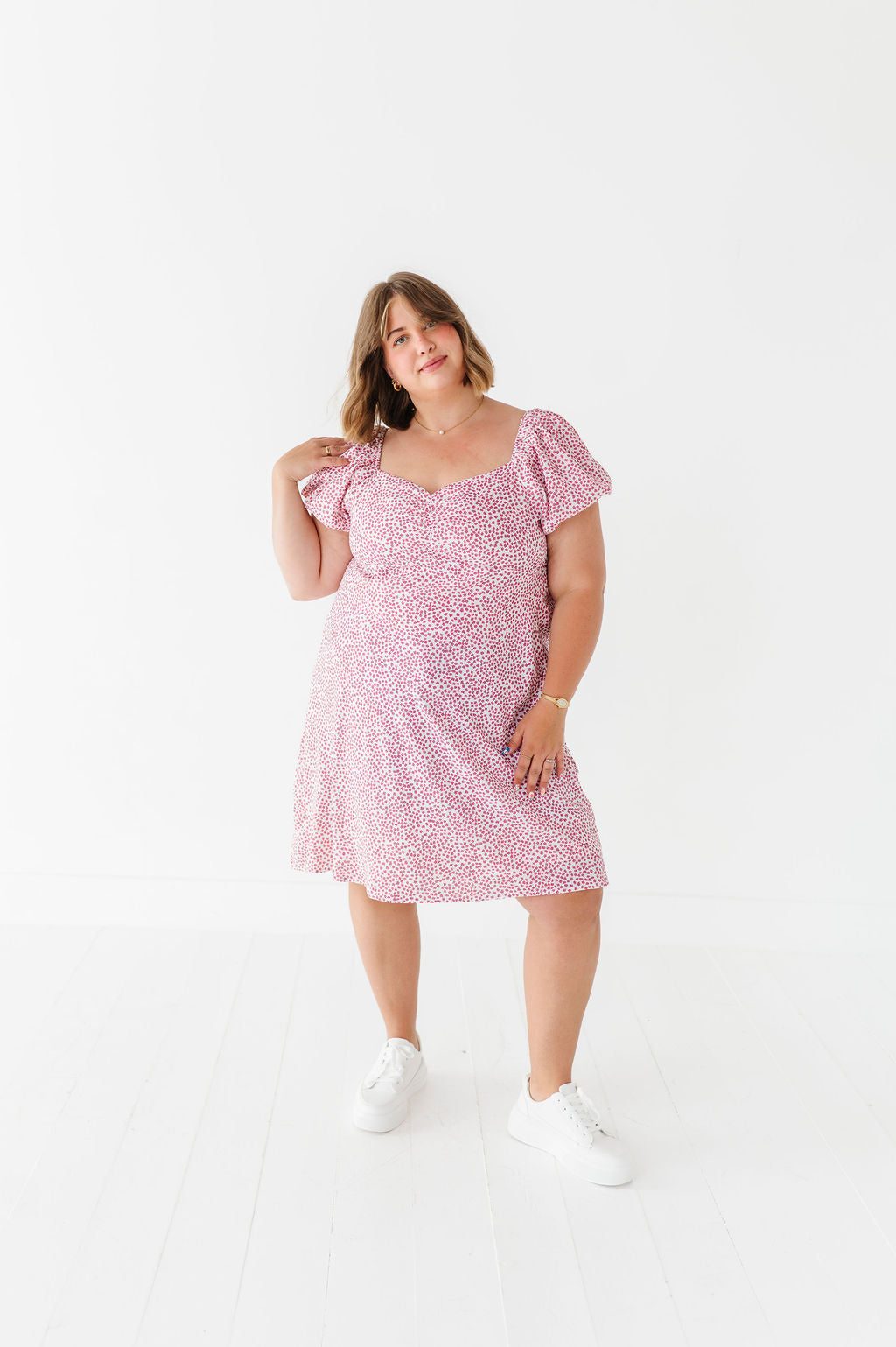 Tuesday Floral Dress in Pink