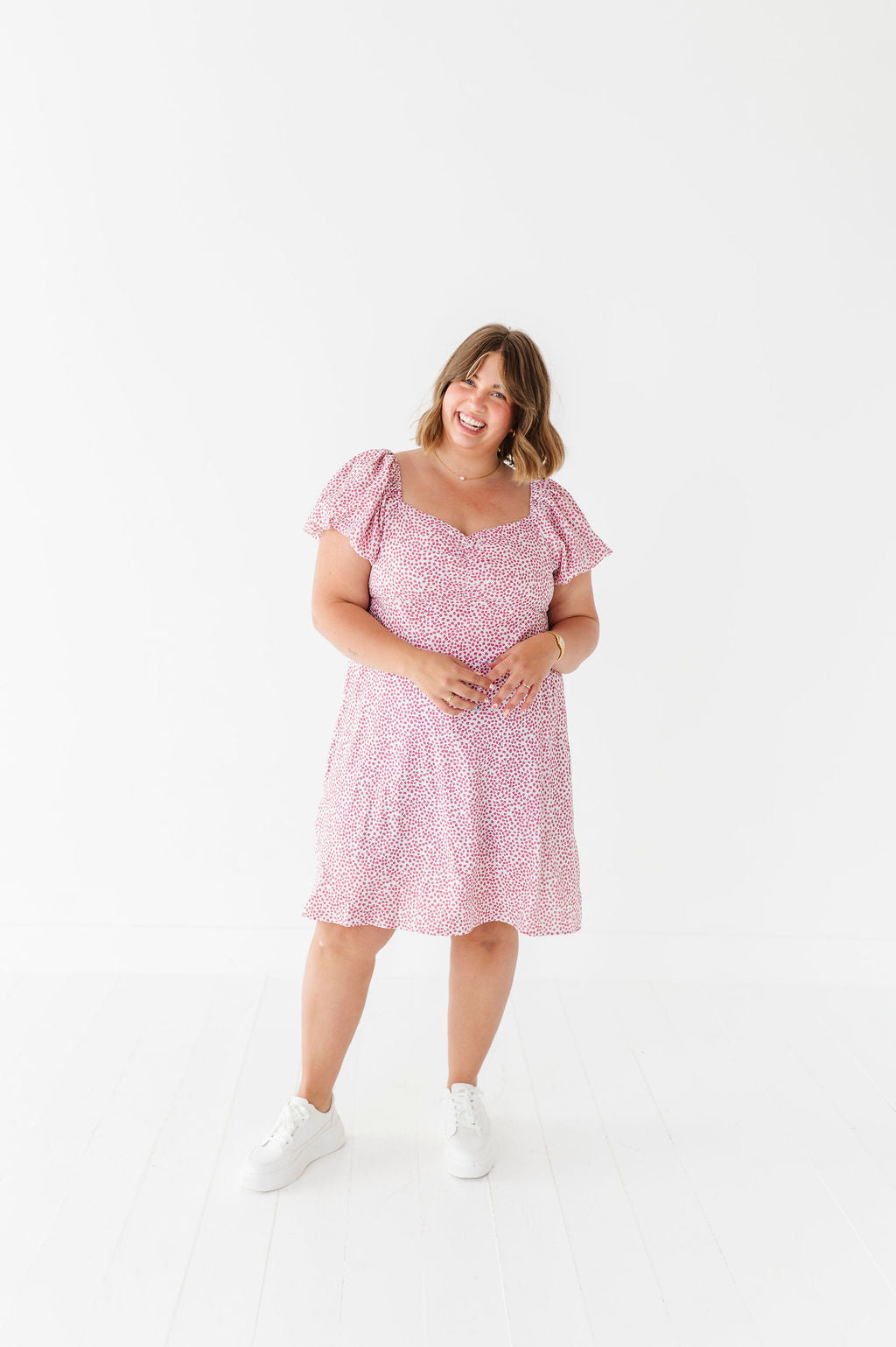 Tuesday Floral Dress in Pink