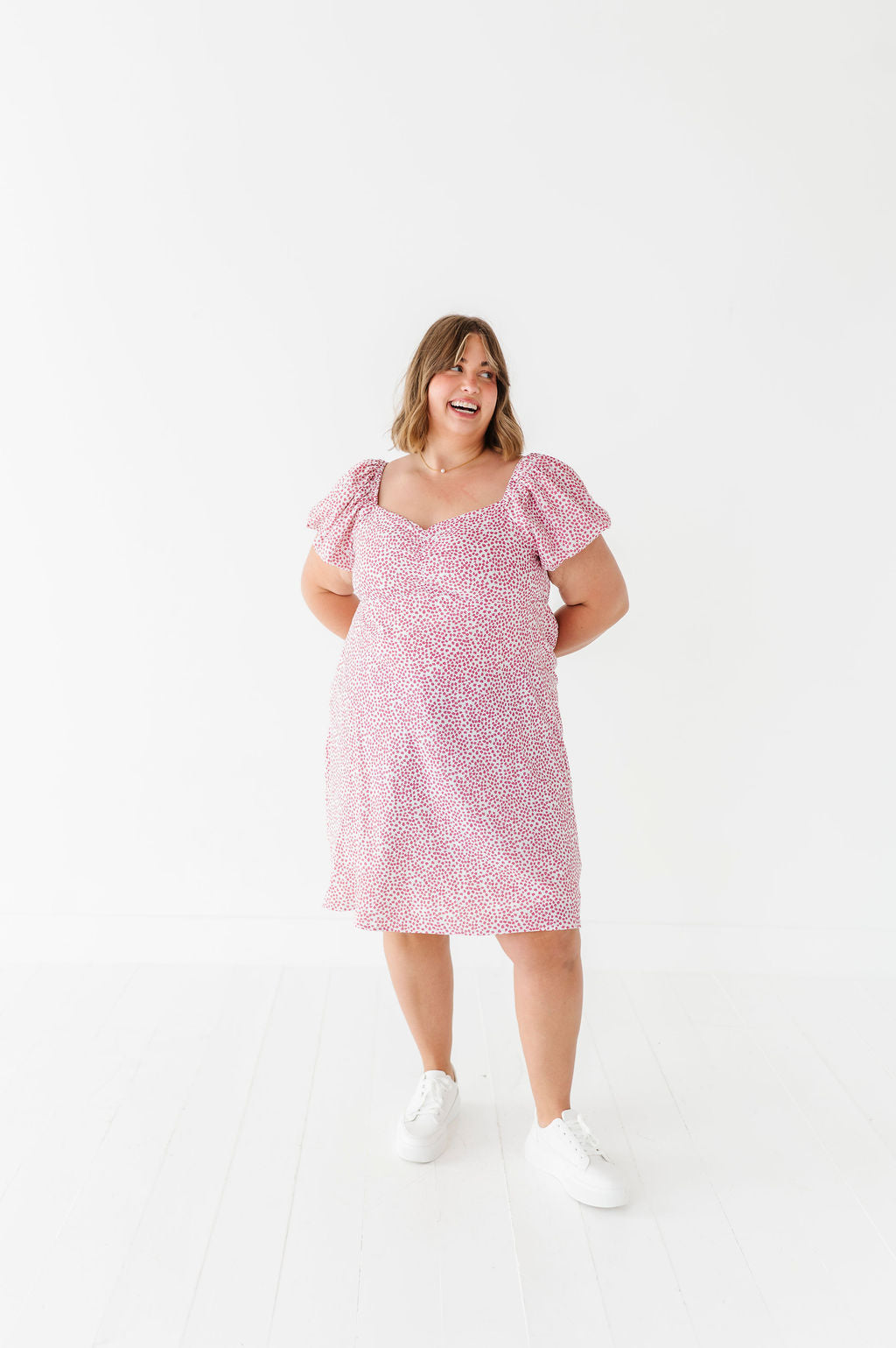 Tuesday Floral Dress in Pink