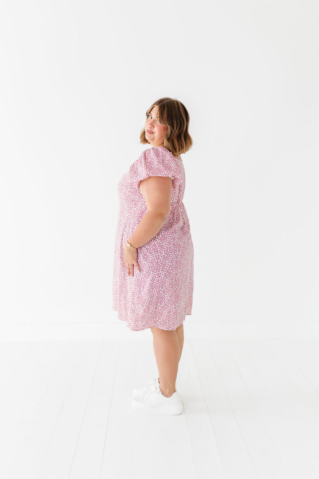 Tuesday Floral Dress in Pink