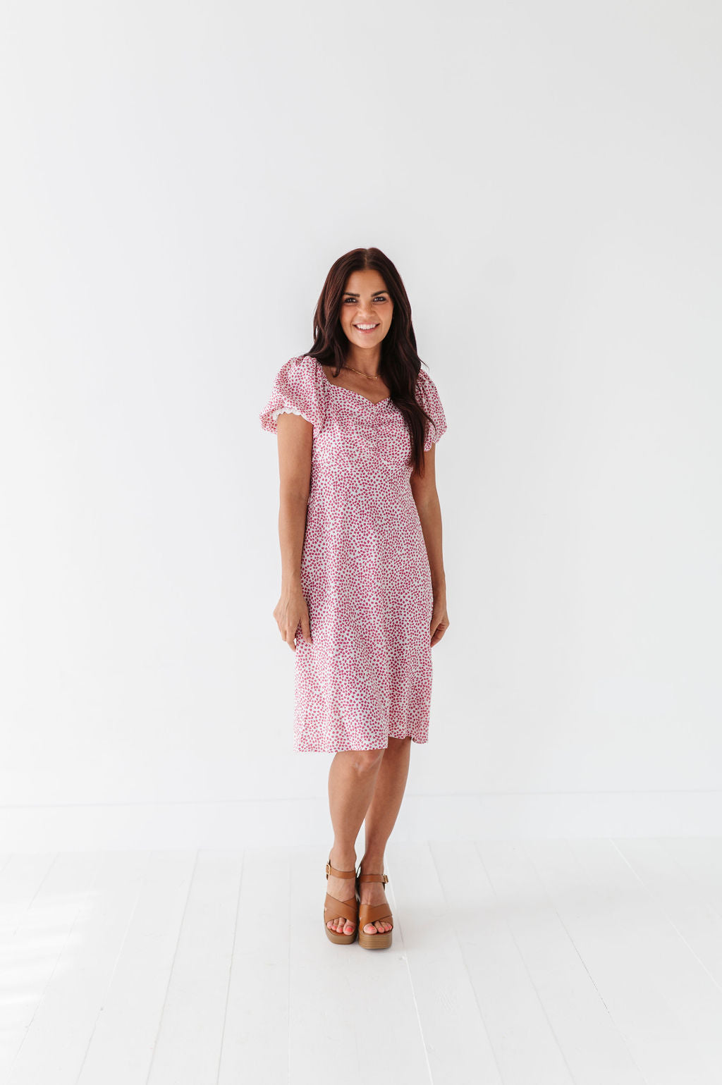 Tuesday Floral Dress in Pink
