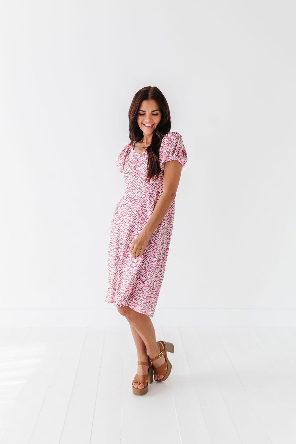 Tuesday Floral Dress in Pink