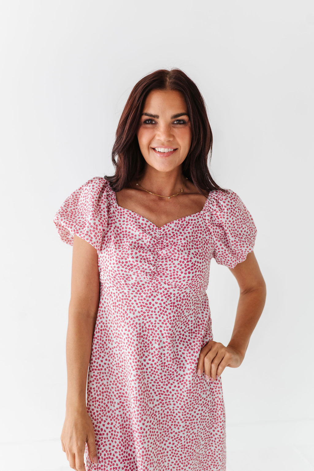 Tuesday Floral Dress in Pink