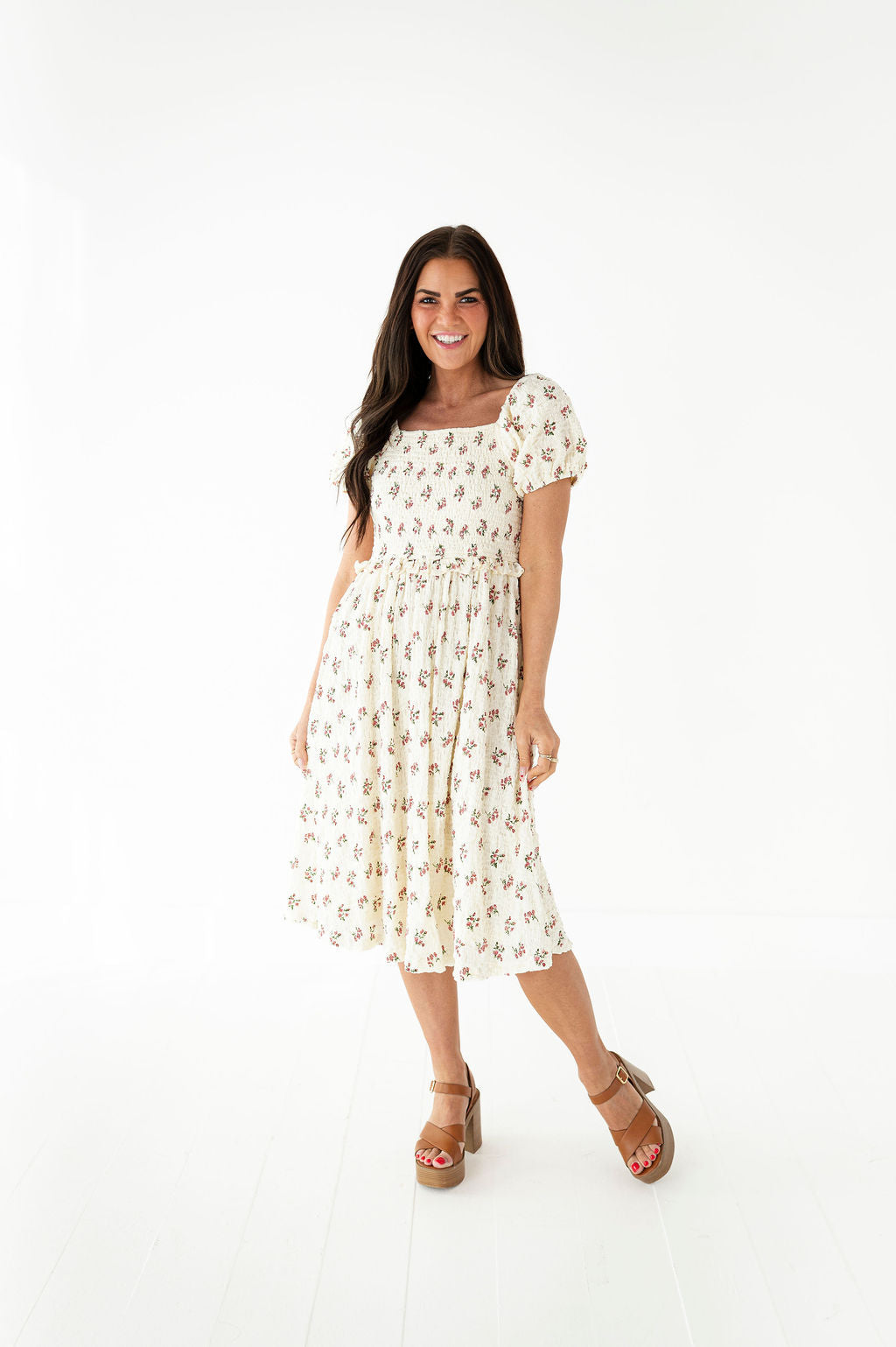 Roslyn Smocked Dress