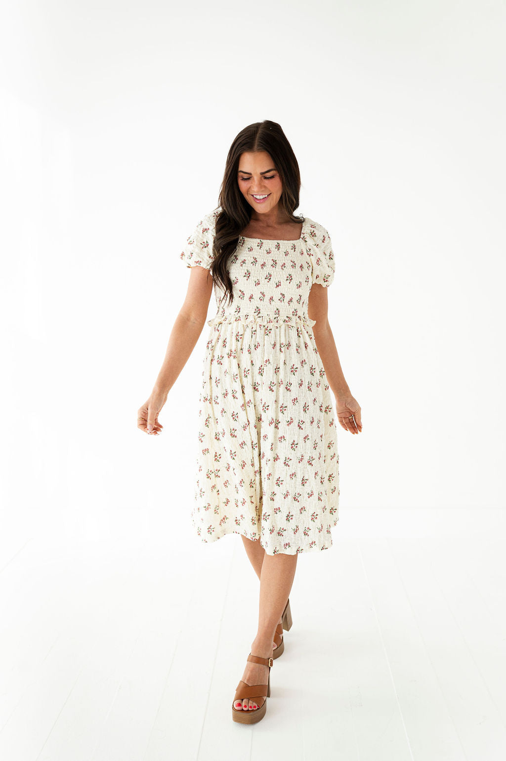 Roslyn Smocked Dress