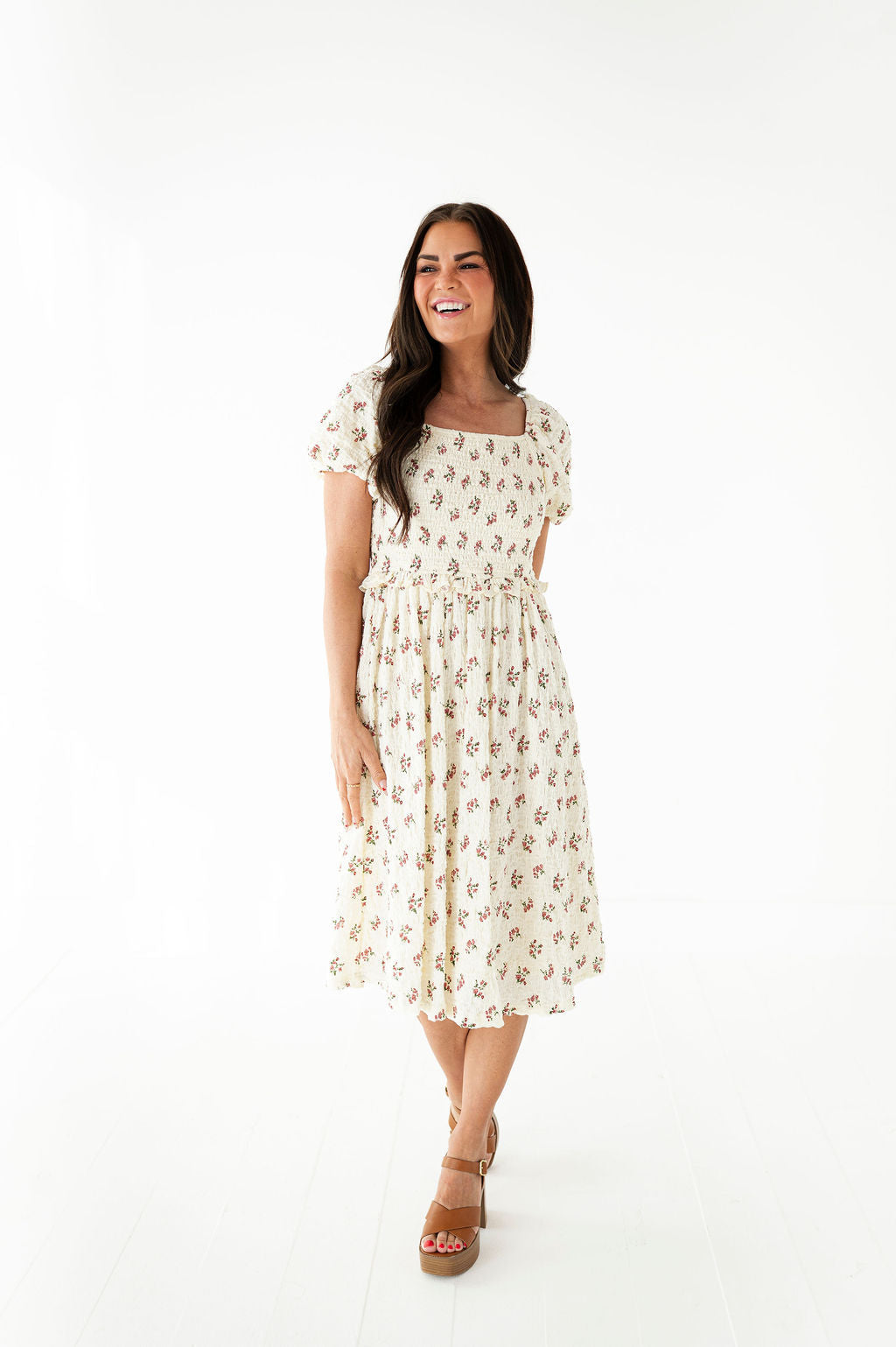 Roslyn Smocked Dress