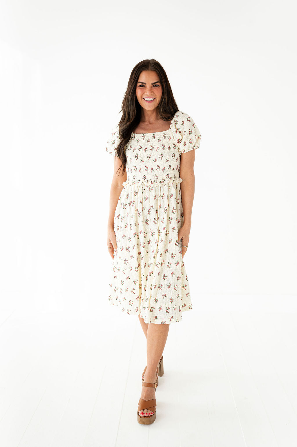 Roslyn Smocked Dress