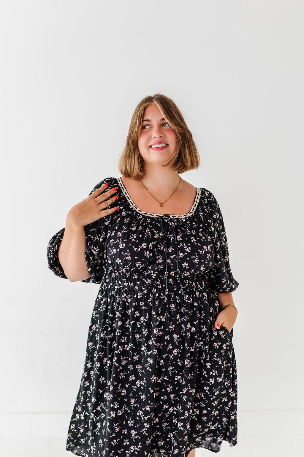 Gianna Dress in Black