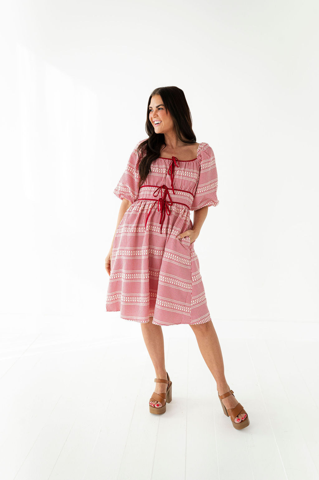 Madison Embroidered Dress