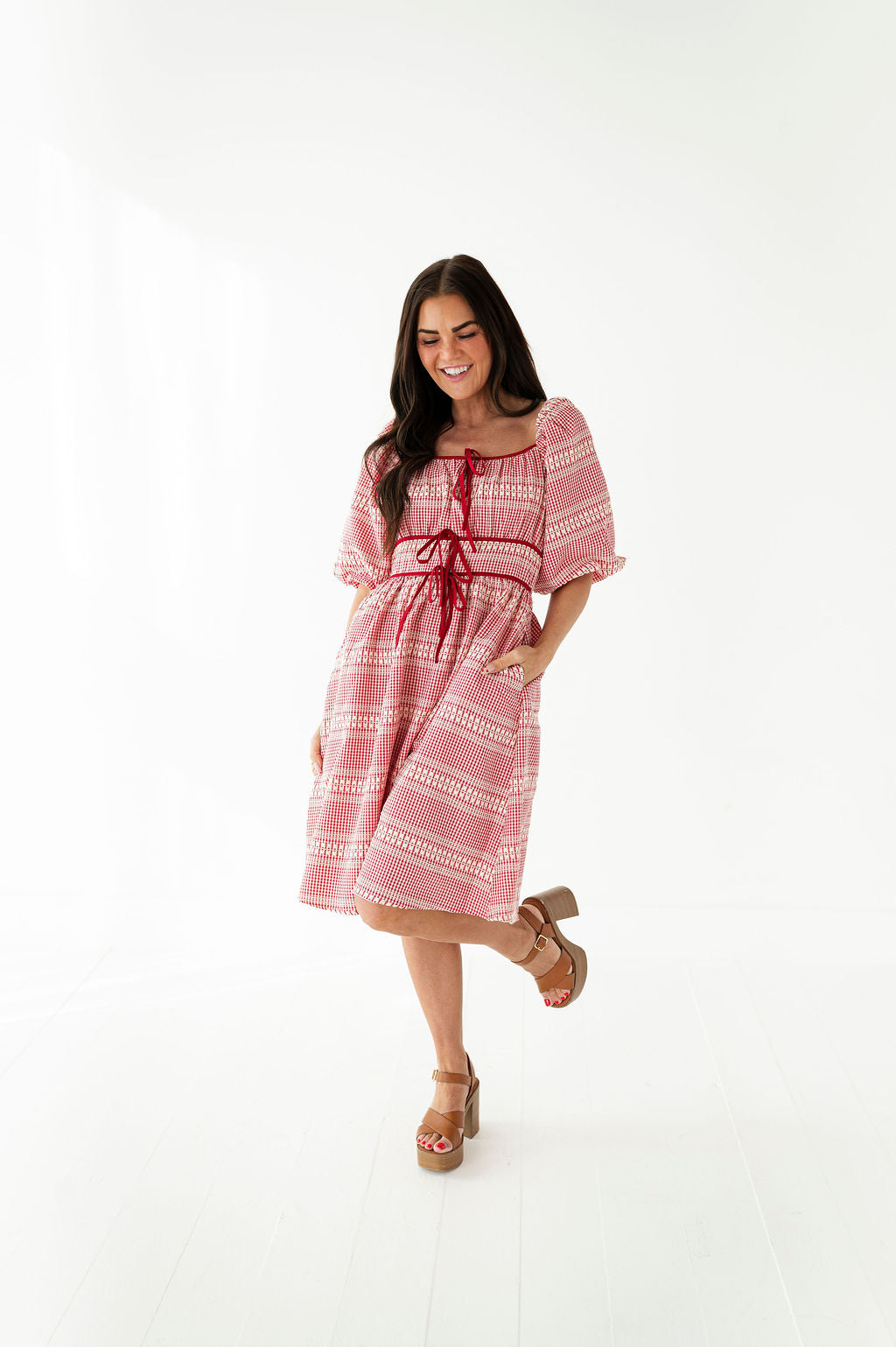 Madison Embroidered Dress