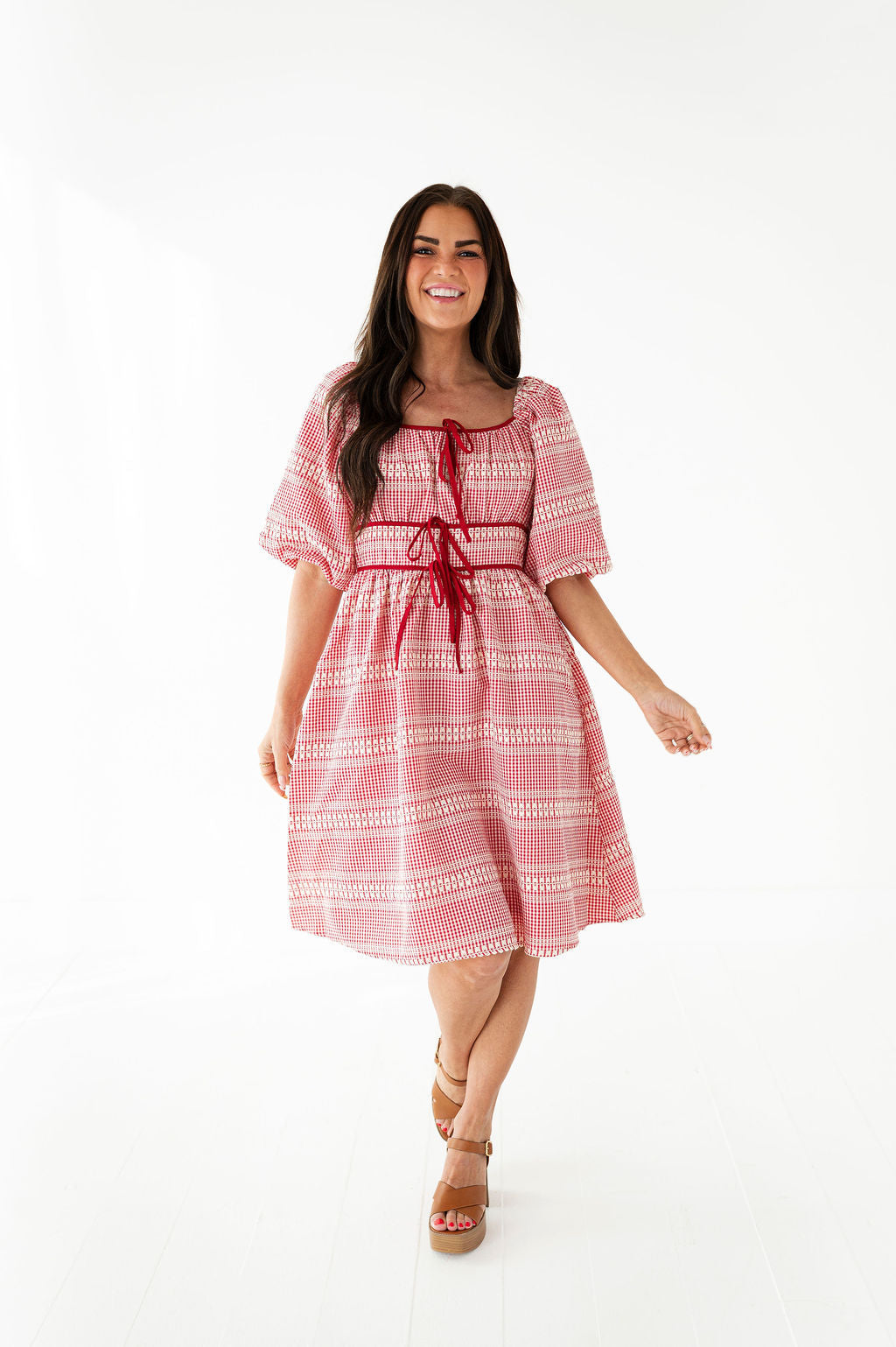 Madison Embroidered Dress