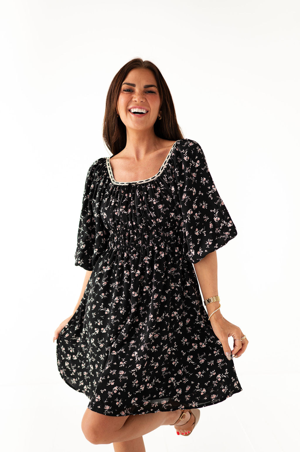 Gianna Dress in Black