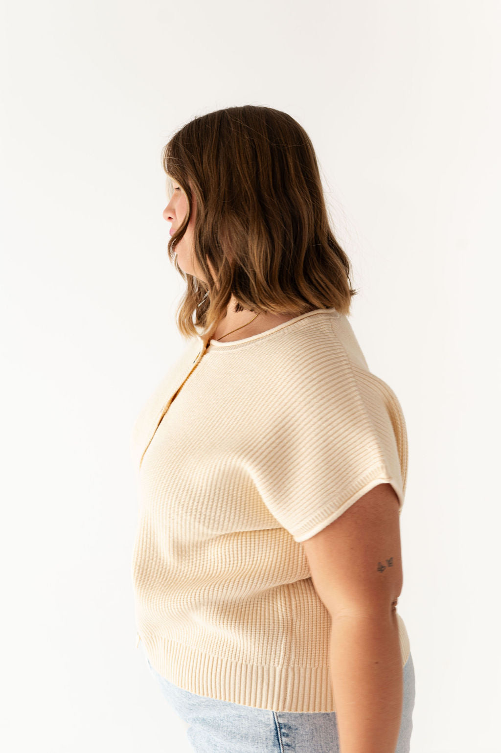 Oakley Knit Top in Ivory