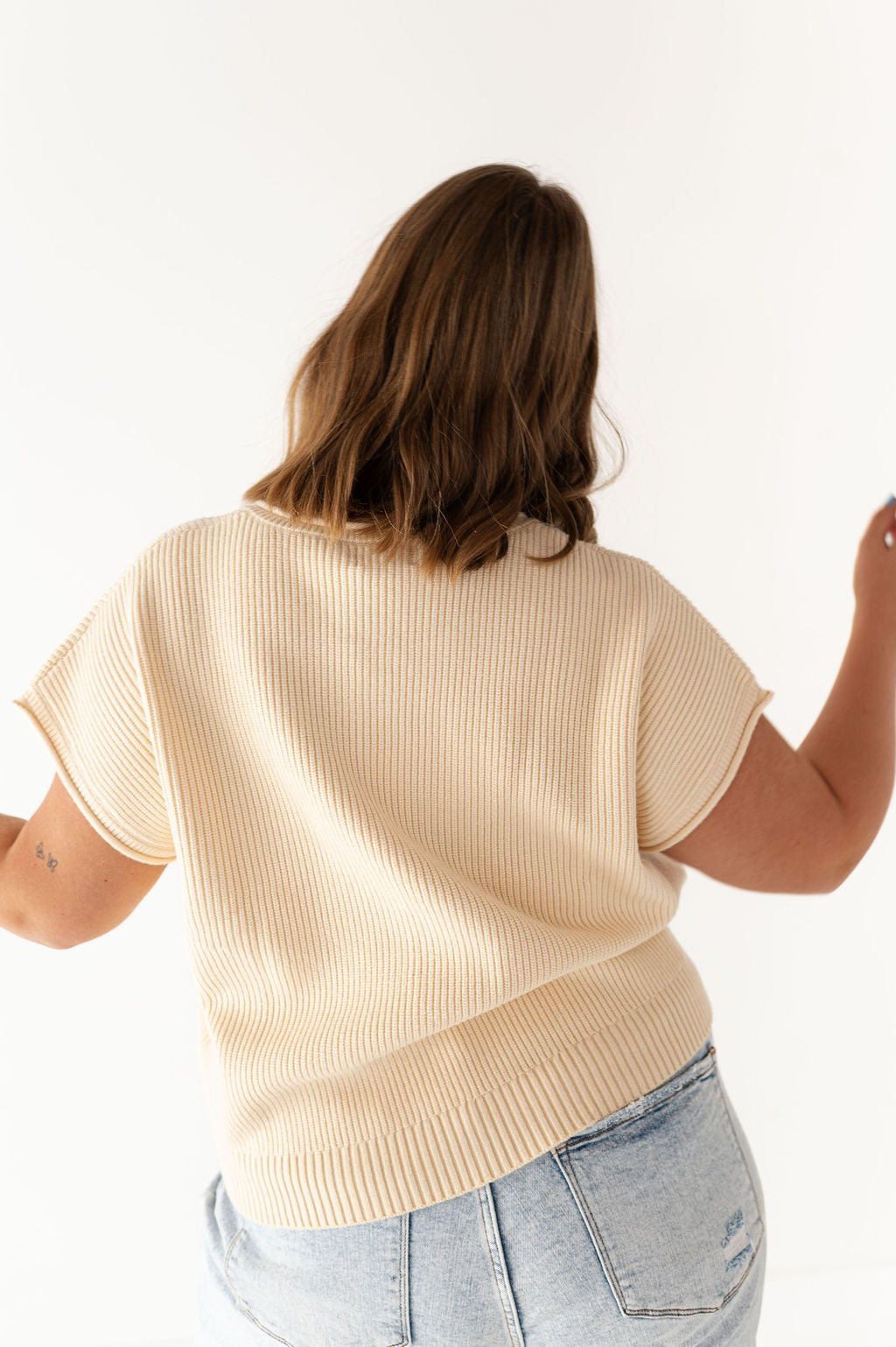 Oakley Knit Top in Ivory
