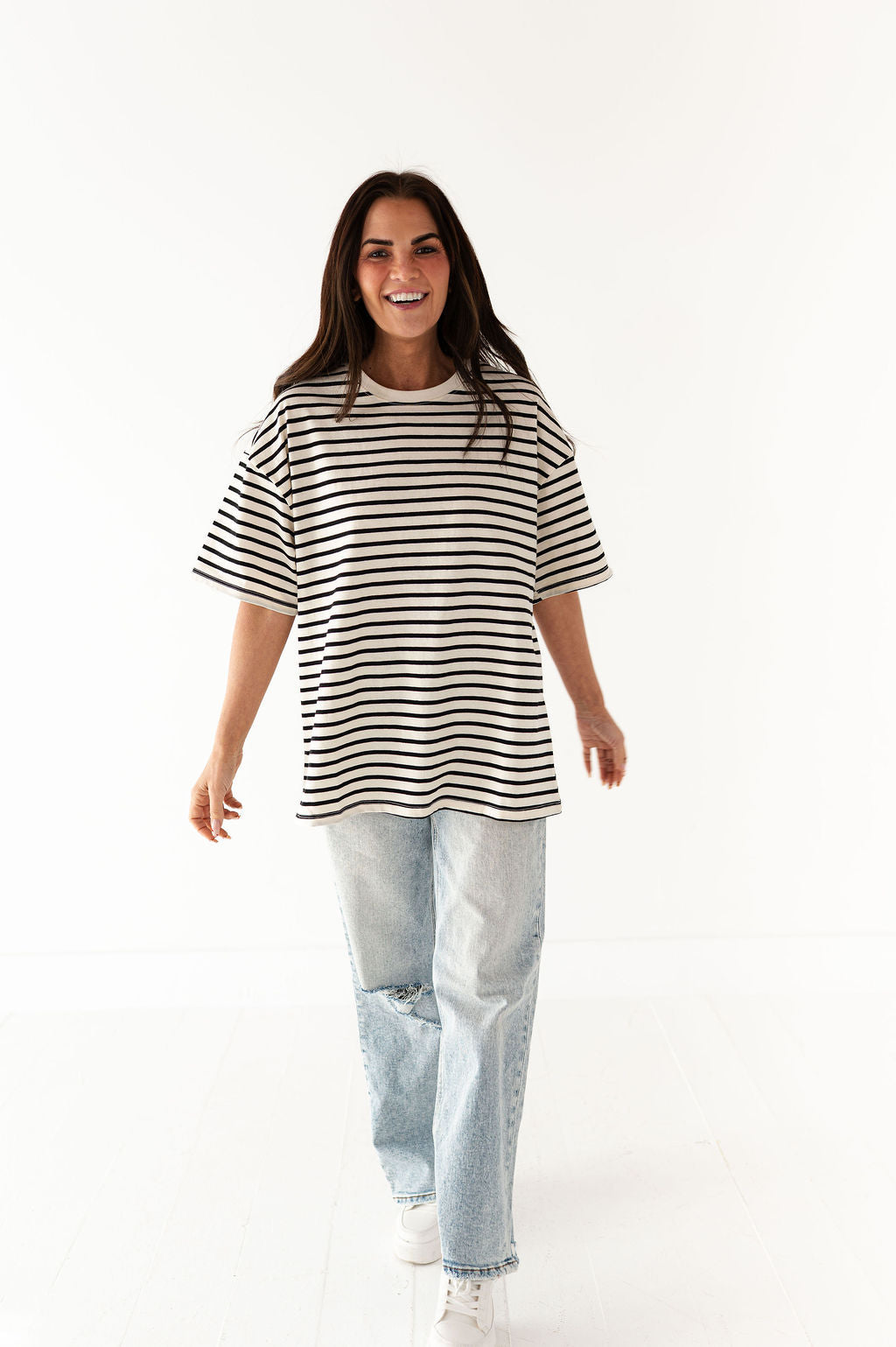 Felix Oversized Tee in Black