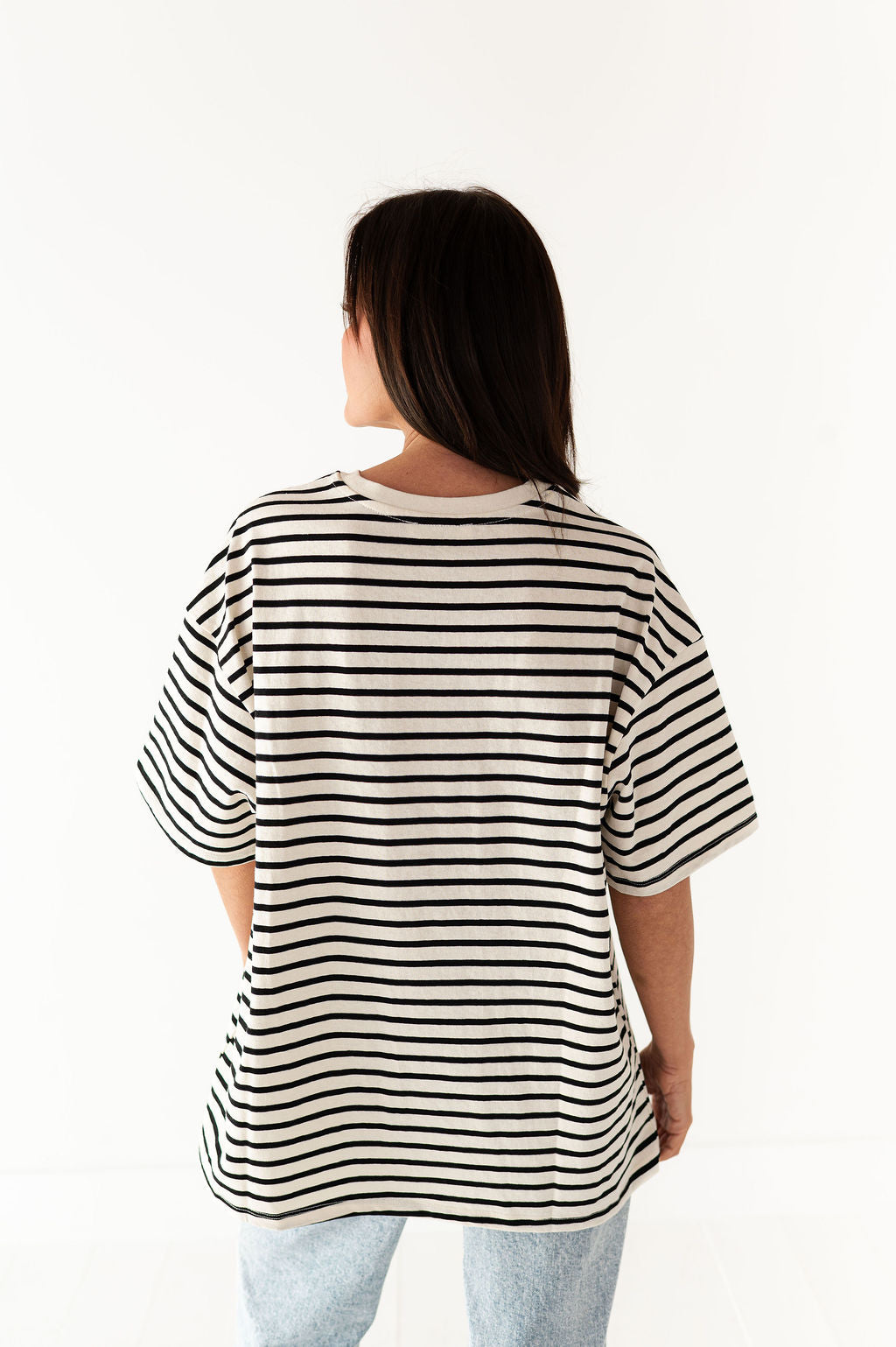 Felix Oversized Tee in Black