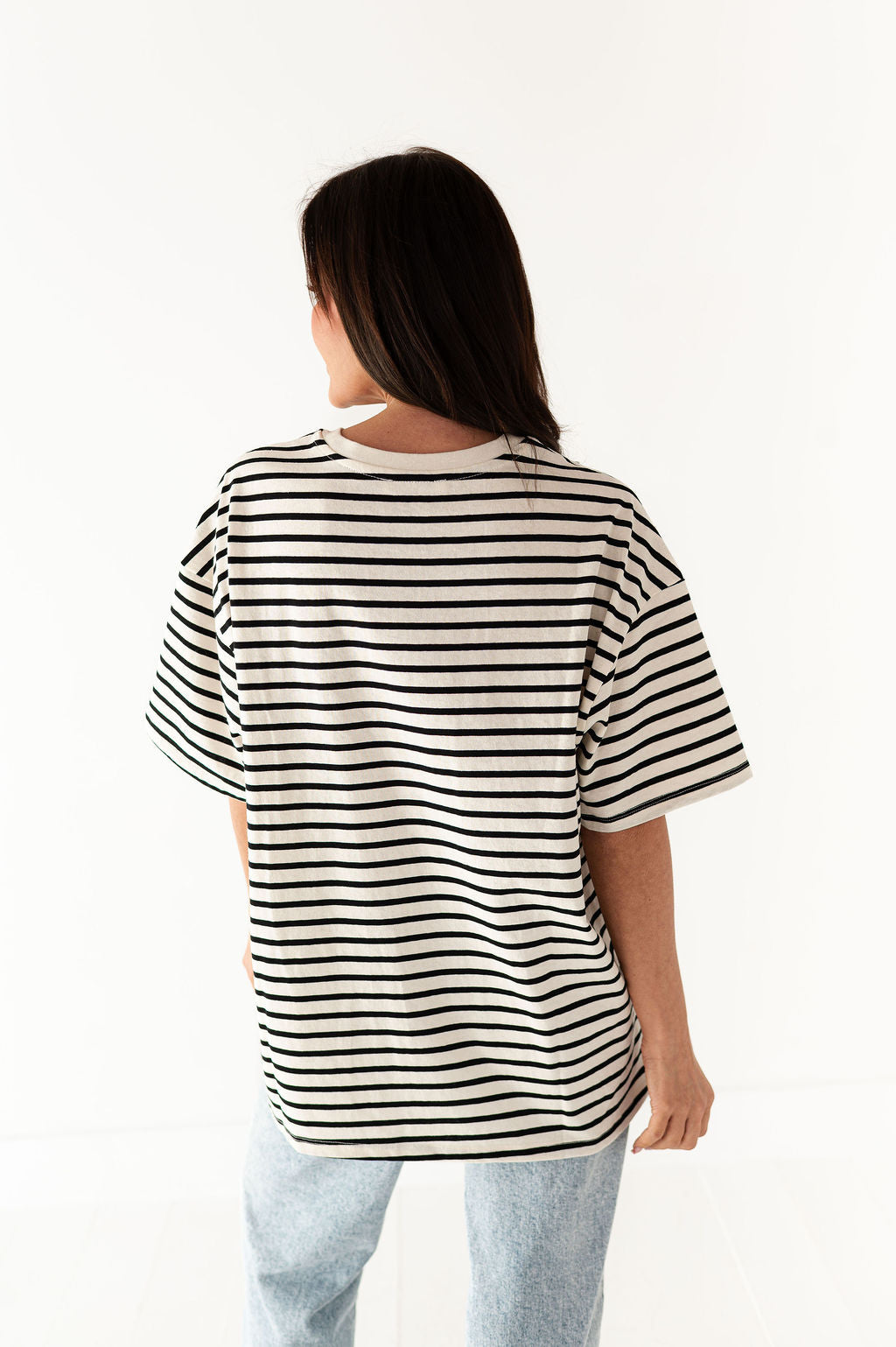Felix Oversized Tee in Black