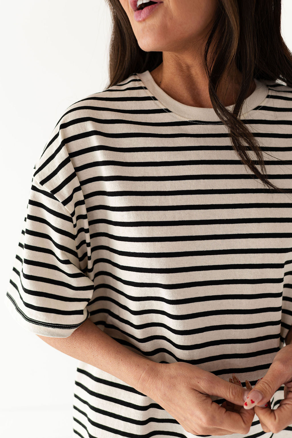 Felix Oversized Tee in Black