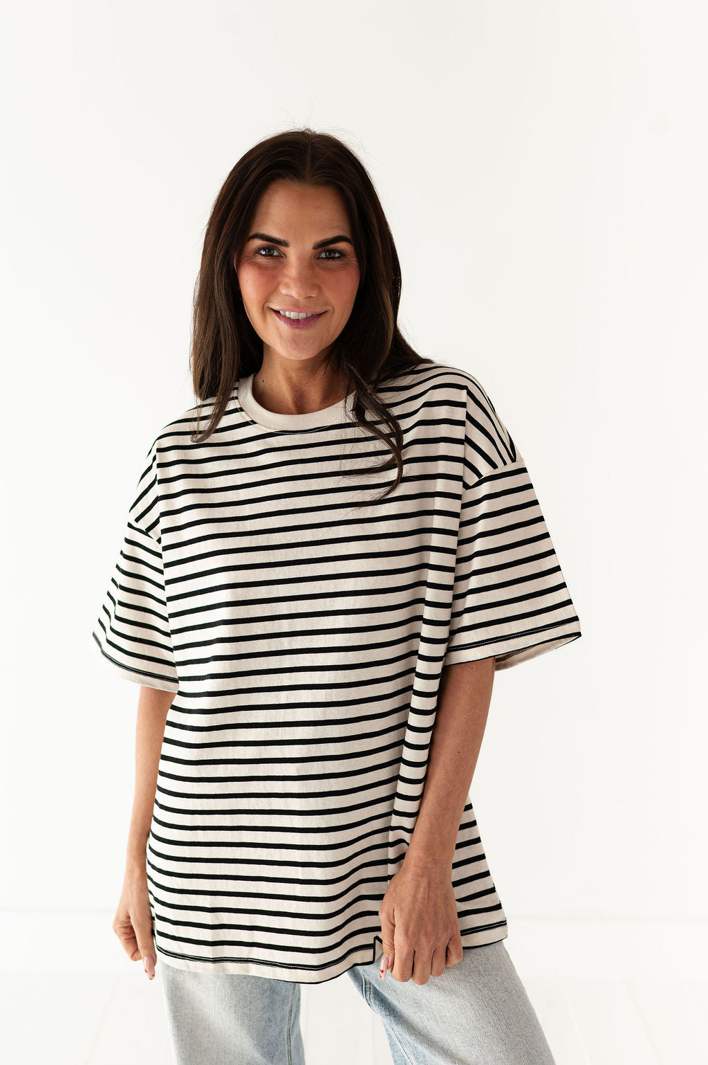 Felix Oversized Tee in Black