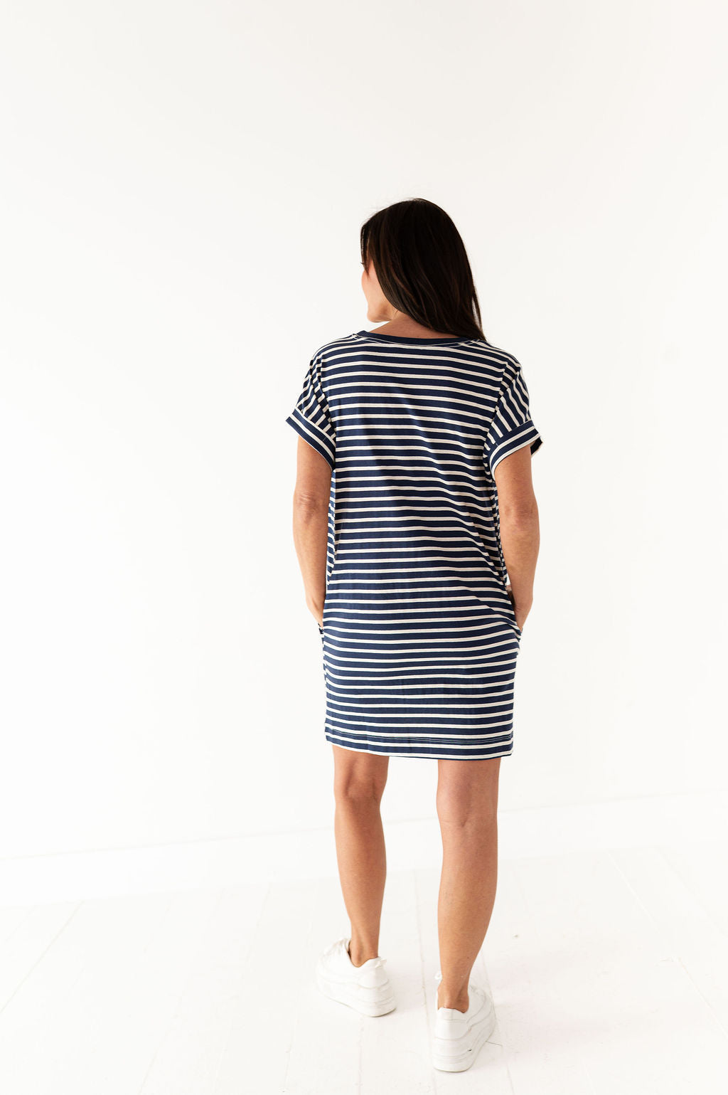 Becca T-Shirt Dress in Navy