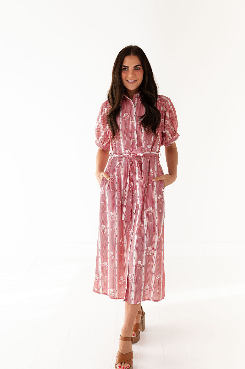 Eliza Striped Dress