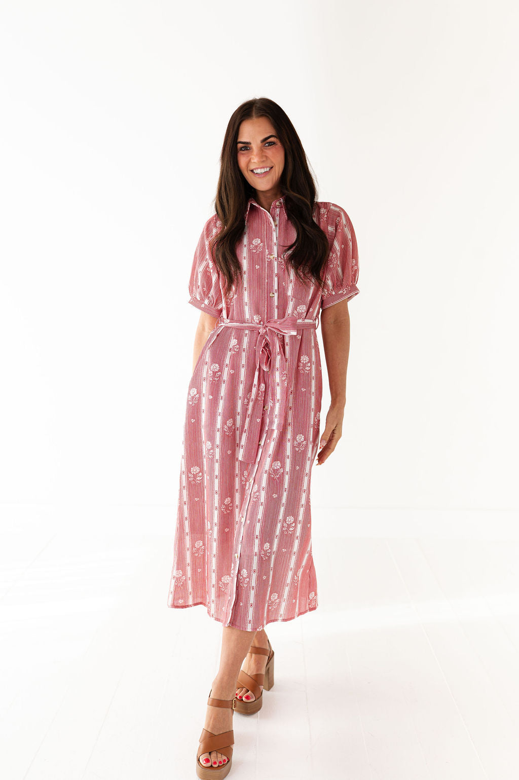 Eliza Striped Dress