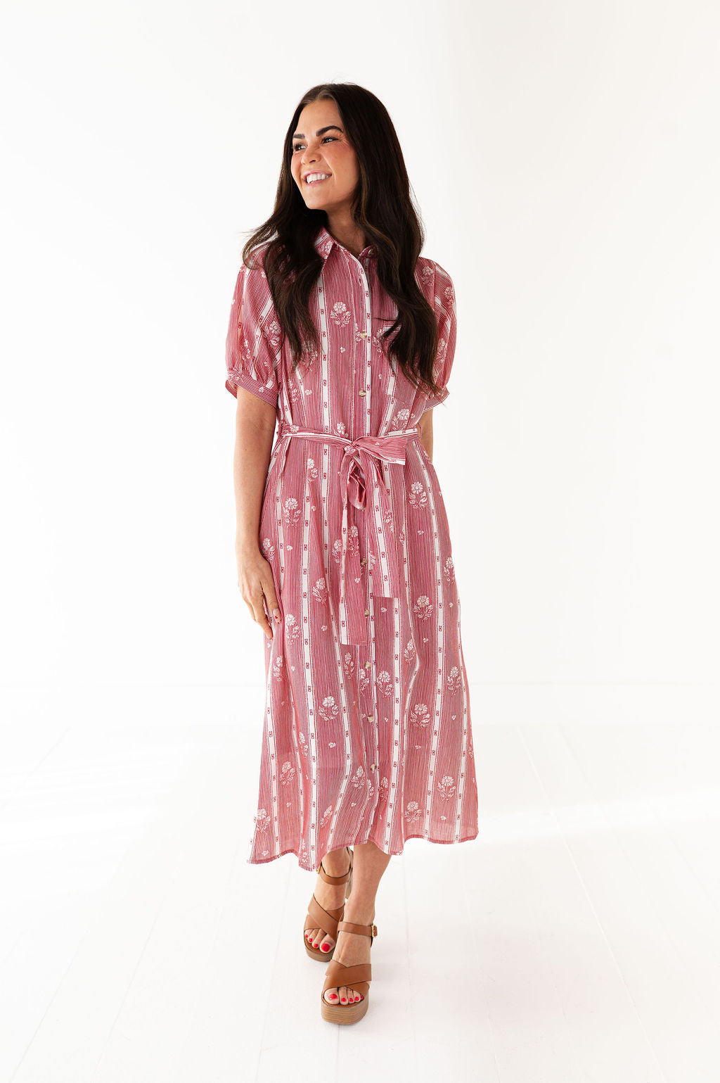 Eliza Striped Dress