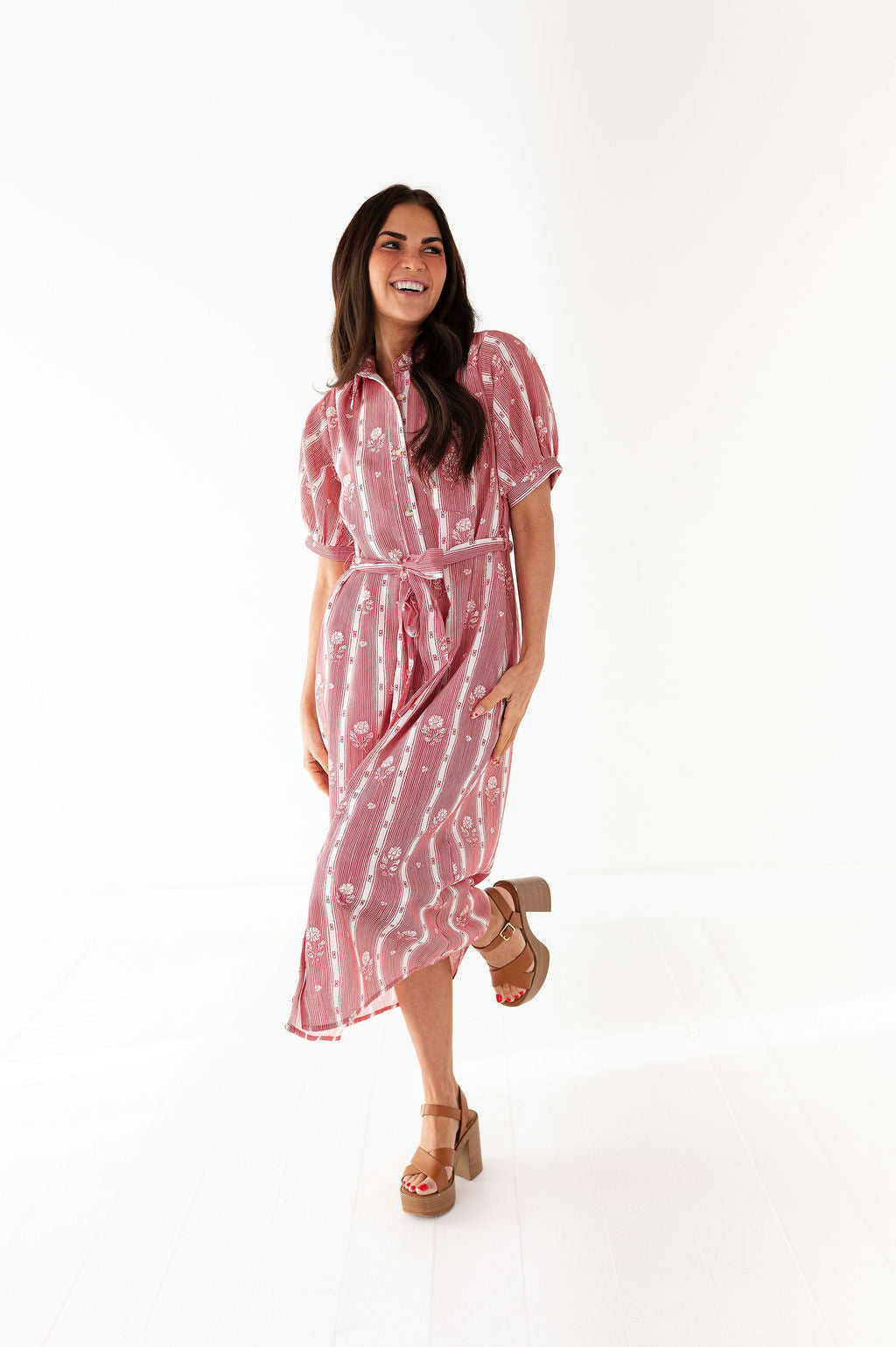Eliza Striped Dress