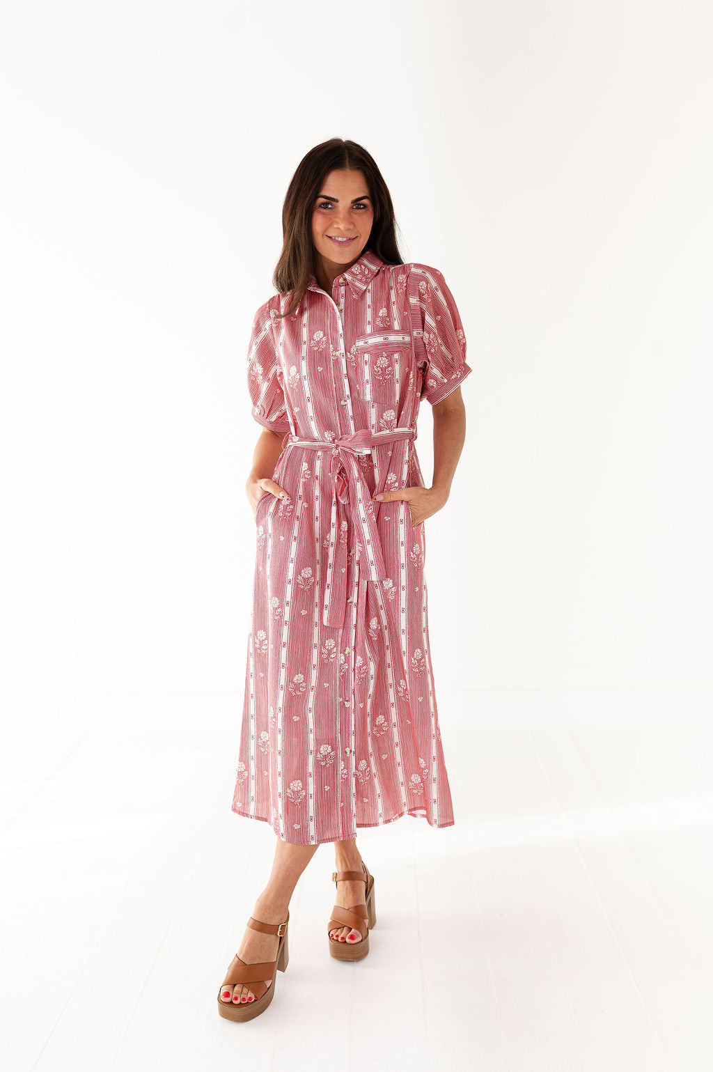 Eliza Striped Dress