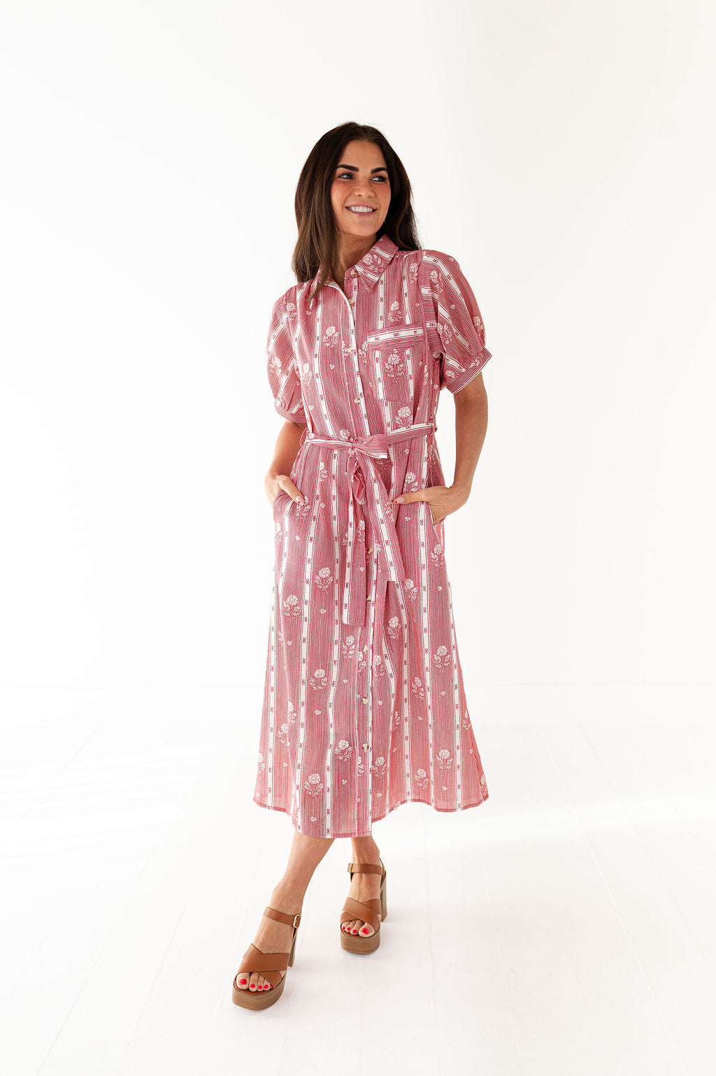 Eliza Striped Dress